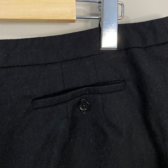 Talbots Women's Black Wool Wide Leg Dress Pants Size 16 Lined Office - Picture 5 of 10